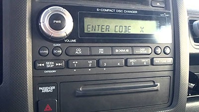 enter alfa romeo 166 radio code