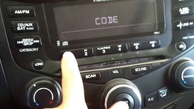 enter nissan nv200 combi radio code