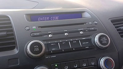 enter citroen ds3 cabriolet radio code