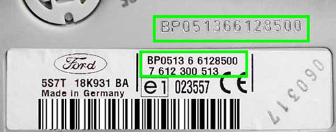 blaupunkt serial number