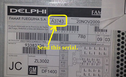 famar serial number