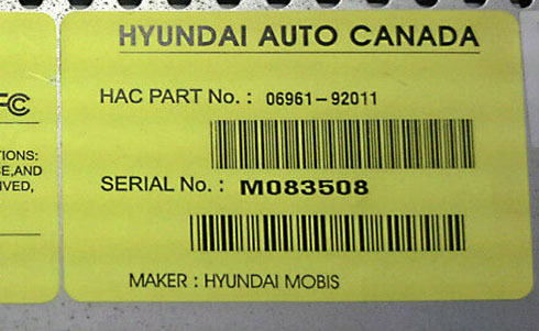 hyundai auto et serial number