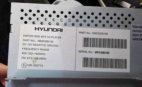 hyundai auto et serial number