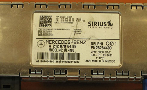 mercedes serial number