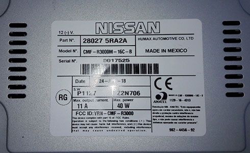 nissan serial number