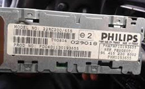 philips serial number
